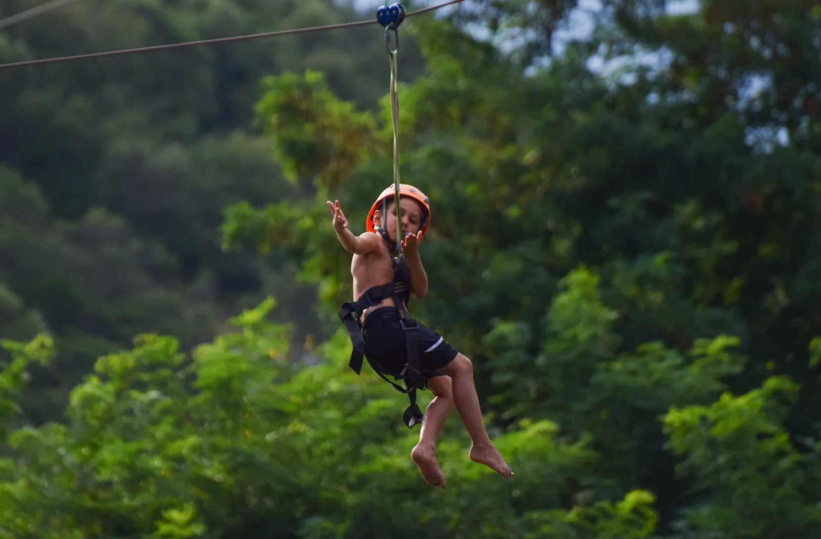 Ziplining